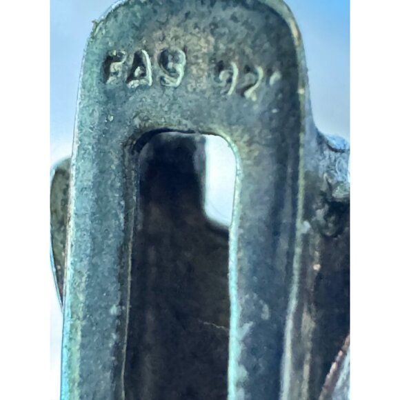 FAS Bracelet Sterling Silver925 With Oval Blue Topaz 14G - Picture 6 of 12